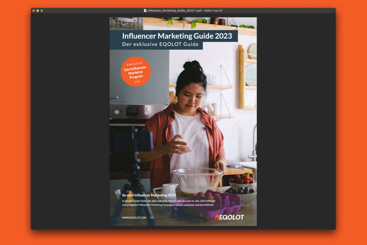 Influencer Marketing Guide EQOLOT 2023